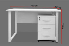 desk - white 1.20 cm