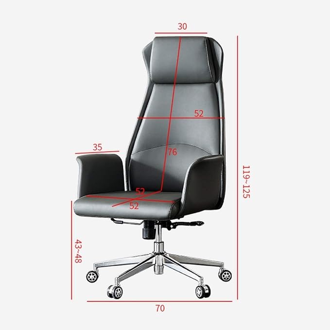 Leather manager office chair