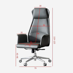 Leather manager office chair