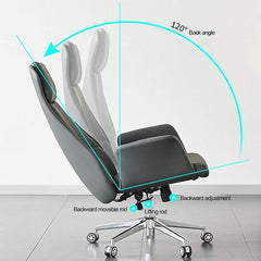 Leather manager office chair