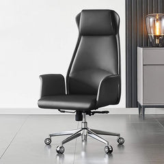 Leather manager office chair