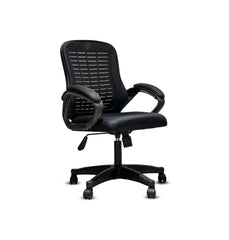 Office chair with mesh base and back