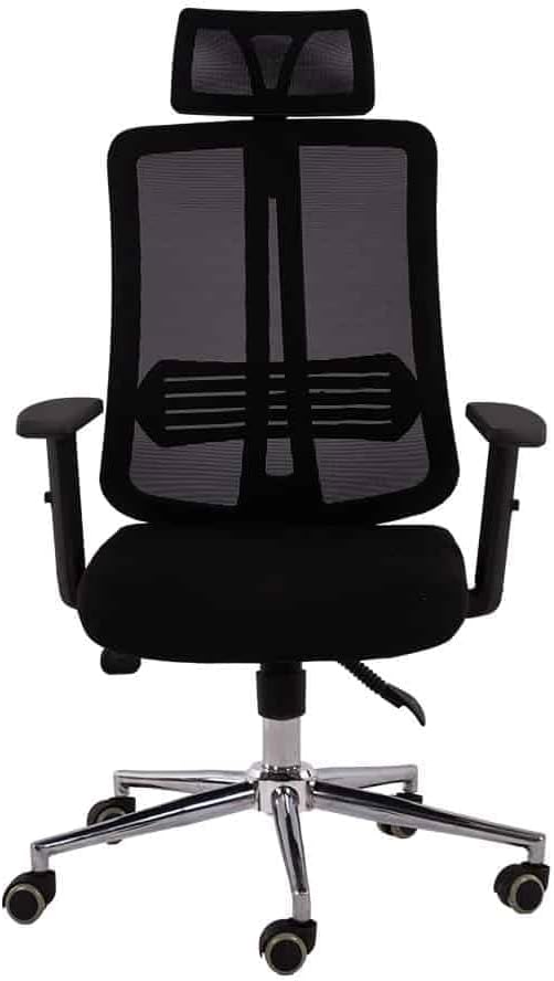Dennis Manger Office Chair, Black, Metal