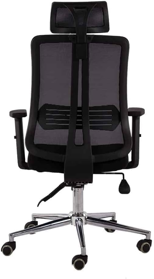 Dennis Manger Office Chair, Black, Metal