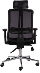 Dennis Manger Office Chair, Black, Metal