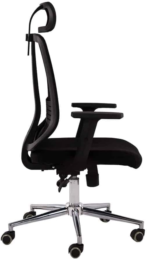 Dennis Manger Office Chair, Black, Metal