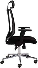 Dennis Manger Office Chair, Black, Metal