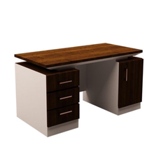 Executive Wooden Desk - Brown