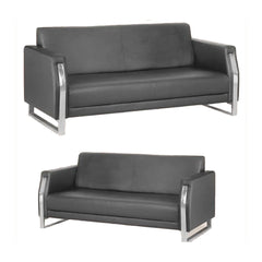 Modern high-quality leather living room
