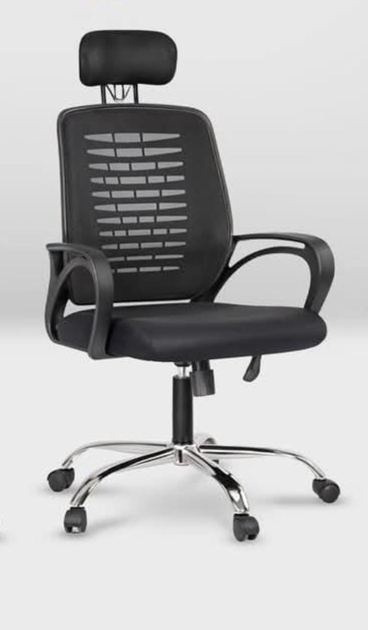 Black mesh chair