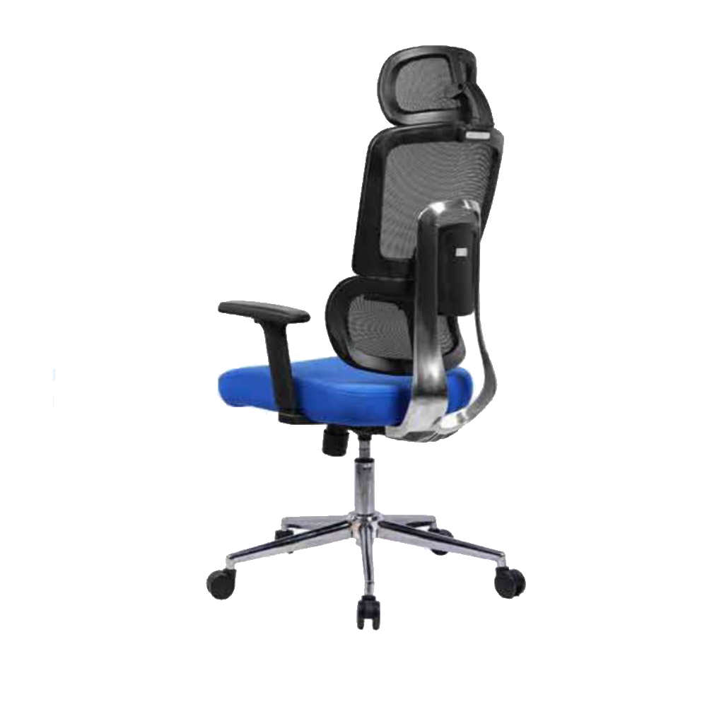 Highback Mesh Office Chair with Headrest and Armrest