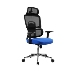 Highback Mesh Office Chair with Headrest and Armrest