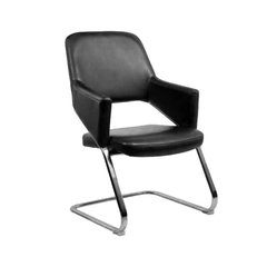Leather waiting chair