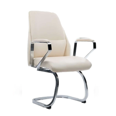 Modern white waiting chair