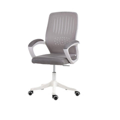 Office or meeting room chair with white frame and white star - Dream Desk (Stroke x White Star)